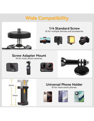 Soporte Magnético UTEBIT para Cámara 66mm con Adaptador
