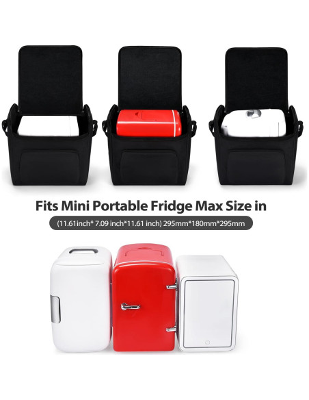 Funda de nevera portátil mini multiuso 31x19.5cm - Negro Funda de nevera portátil mini multiuso 31x19.5cm - Negro