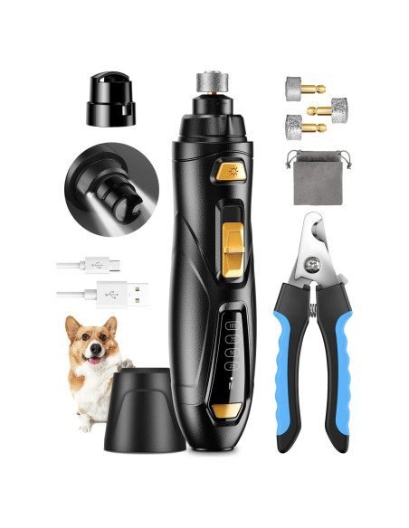 Molinillo de Uñas para Perros CADOLS S1 PRO Silencioso Molinillo de Uñas para Perros CADOLS S1 PRO Silencioso