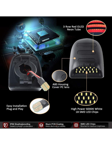 Luces LED de Placa D-Lumina para Chevy Silverado y GMC 6000K Luces LED de Placa D-Lumina para Chevy Silverado y GMC 6000K