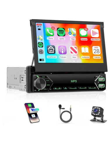 Estéreo de Coche Rimoody 1 DIN 7" Bluetooth Carplay