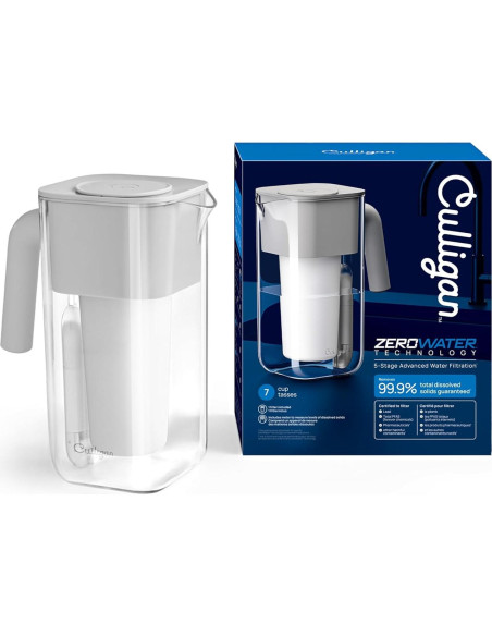 Jarra filtradora de agua Culligan ZeroWater 7 tazas - 5 etapas Jarra filtradora de agua Culligan ZeroWater 7 tazas - 5 etapas