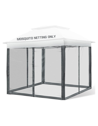 Red de Mosquito COOS BAY para Gazebo 3.05m x 3.05m Gris