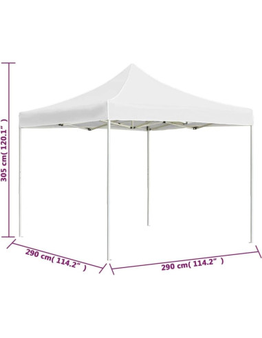 Carpa Plegable TREATLIFE HOME 3m x 3m Impermeable Blanca