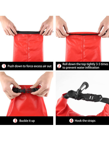 Kit de Primeros Auxilios Impermeable WELL-STRONG Rojo 116 Piezas