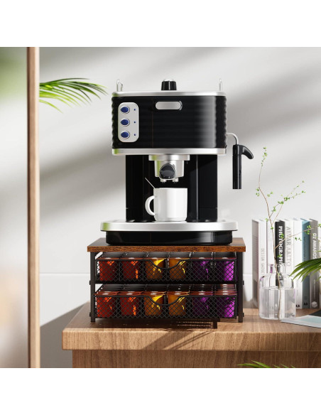 Organizador de Cápsulas de Café CADUKE 2 Niveles 72 Cápsulas Organizador de Cápsulas de Café CADUKE 2 Niveles 72 Cápsulas