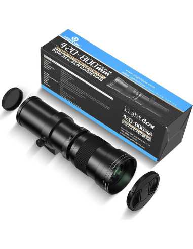 Lente Telefoto Zoom Lightdow 420-800mm F8.3 para Canon