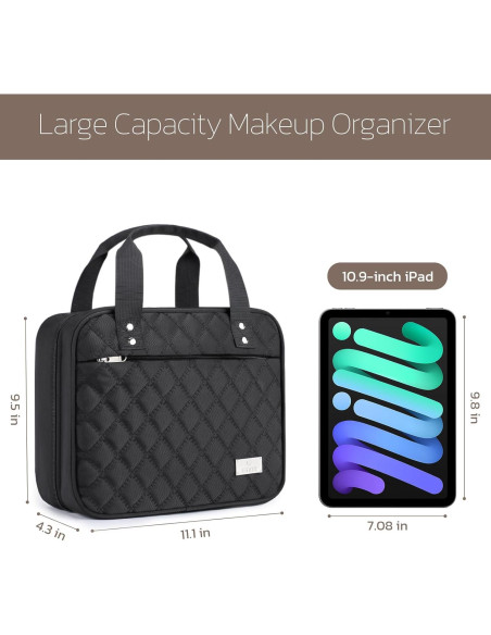 Bolsa de Aseo de Viaje Estour JJ01-ETTB03 Extra Grande Negra Bolsa de Aseo de Viaje Estour JJ01-ETTB03 Extra Grande Negra