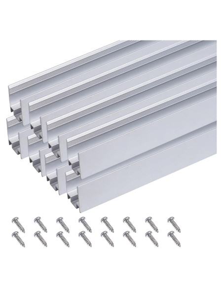 Soporte de Aluminio Shine Decor 1M para Luces Neón 8x16mm y 7x14.5mm Soporte de Aluminio Shine Decor 1M para Luces Neón 8x16mm y 7x14.5mm