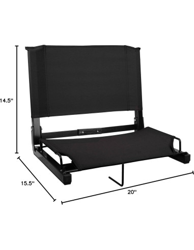 Silla de Estadio Ancha Sports Unlimited - Respaldo y Cojín