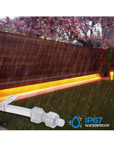 Luz de Cuerda LED Neon TORCHSTAR 15.24m Ámbar IP67