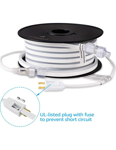 Luz de Cuerda LED Neon TORCHSTAR 15.24m Ámbar IP67