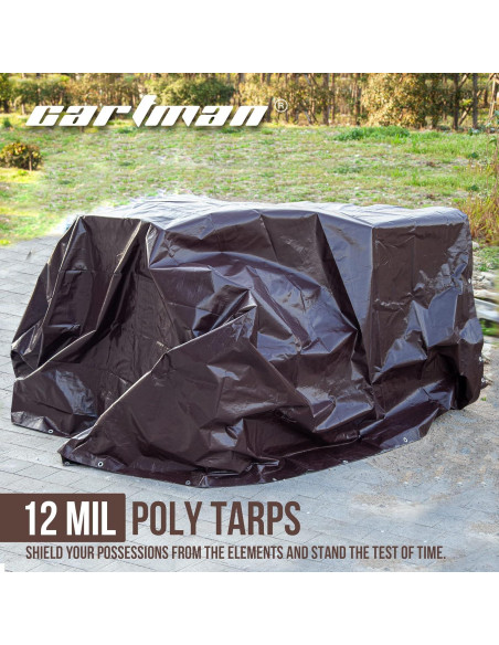 Lona de Polietileno 12mil Cartman 1.83x2.44m Impermeable Lona de Polietileno 12mil Cartman 1.83x2.44m Impermeable