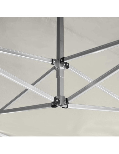 Carpa de Fiesta Portátil QJBSAVVA 4.3x2.9m Color Crema