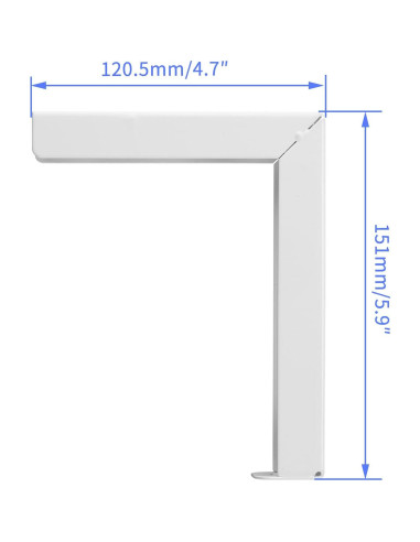 Soporte Universal para Proyector Suptek PRL001 Blanco 6" Ajustable