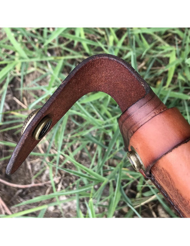 Funda de Cuchillo de Cuero COHOMELARS 10.8 cm Horizontal Marrón