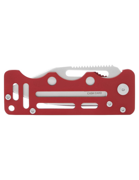 Cuchillo Plegable SOG Cash Card Granate 6.99 cm Multiuso Cuchillo Plegable SOG Cash Card Granate 6.99 cm Multiuso