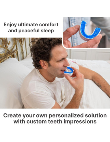 VitalSleep Dispositivo Antisnoring Ajustable - Protector Bucal para Ronquidos - Hecho en EE. UU.