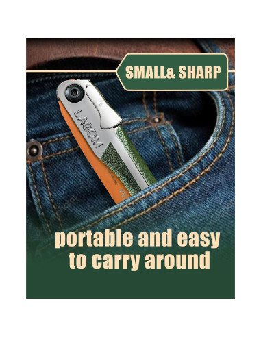 Sierra Plegable LAGOM 20.8 cm Acero SK5 Mango Ergonómico