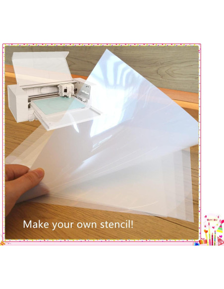 Paquete de 12 Hojas Plantilla Mylar ZHluja 30.48x30.48 cm Paquete de 12 Hojas Plantilla Mylar ZHluja 30.48x30.48 cm