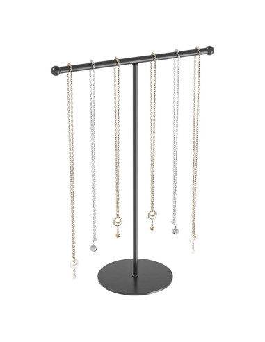 Organizador de Joyería Ausalivan Negro Soporte de Collares y Pulseras