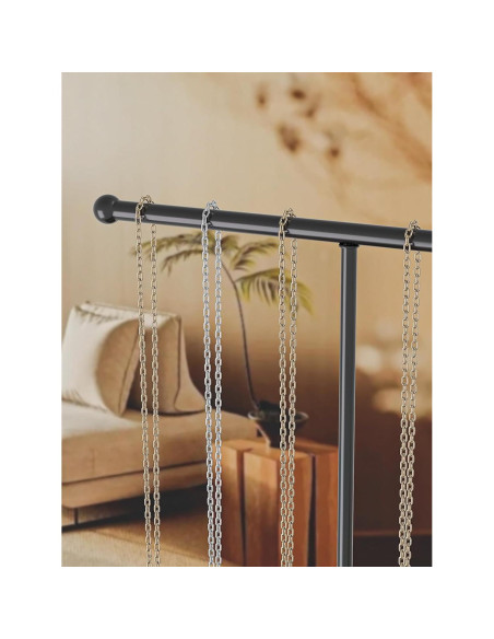 Organizador de Joyería Ausalivan Negro Soporte de Collares y Pulseras Organizador de Joyería Ausalivan Negro Soporte de Collares y Pulseras