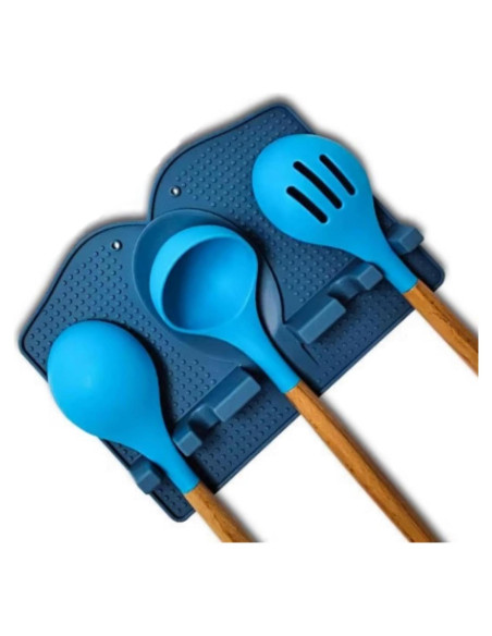Soporte de Utensilios de Cocina Silicona Kuuleyn Antideslizante Soporte de Utensilios de Cocina Silicona Kuuleyn Antideslizante