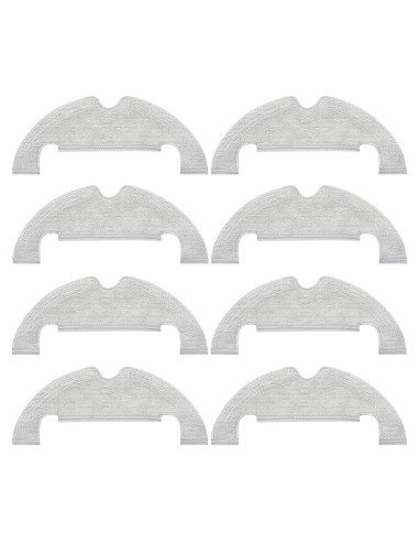 Kit de 8 Paños de Mopa Genérico para Dreame D10 Plus/Z10 Pro