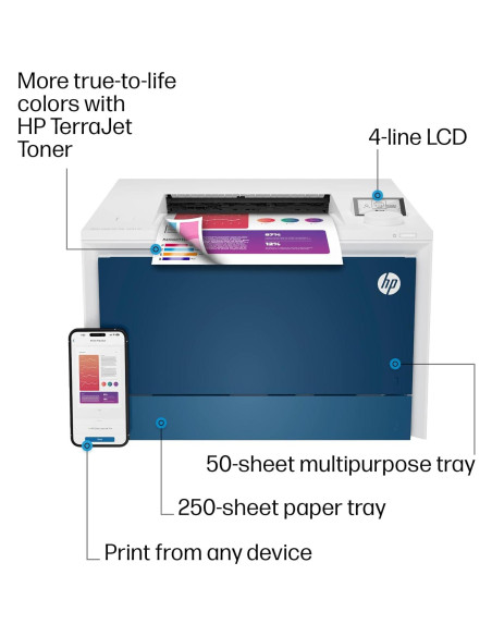 Impresora láser color HP Pro 4201dn, 16.3 kg, Doble cara, Ethernet Impresora láser color HP Pro 4201dn, 16.3 kg, Doble cara, Ethernet