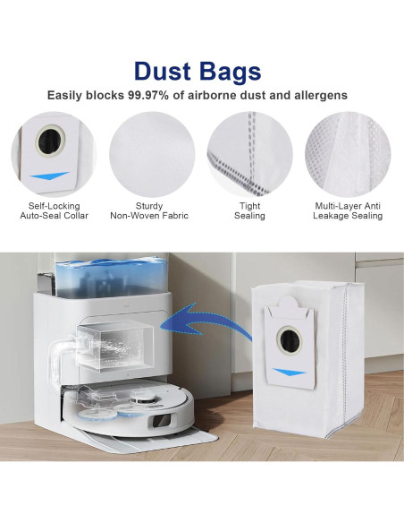 21 Piezas Accesorios Feilifan para ECOVACS DEEBOT T30S 21 Piezas Accesorios Feilifan para ECOVACS DEEBOT T30S