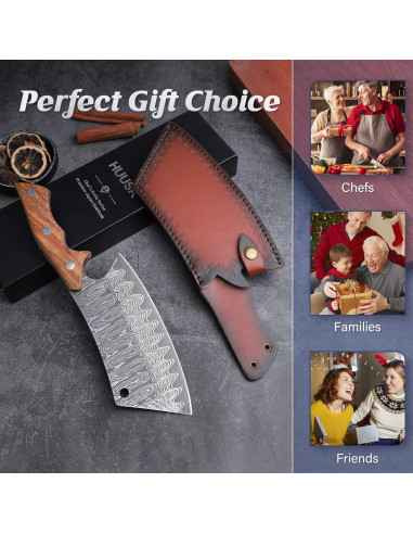 Cuchillo de Cocina Huusk Japón 18cm Acero Alto Carbono