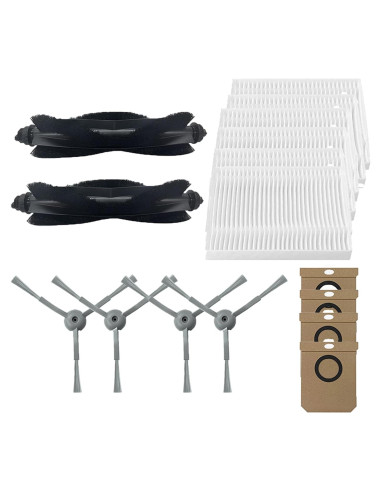 Repuestos Aspiradora Robot Eufy L50 L60 - 2 Cepillos + 4 Filtros