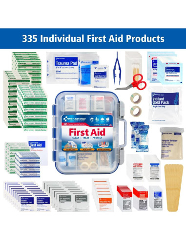 Kit de Primeros Auxilios First Aid Only 91247 - 335 Piezas para 100 Personas