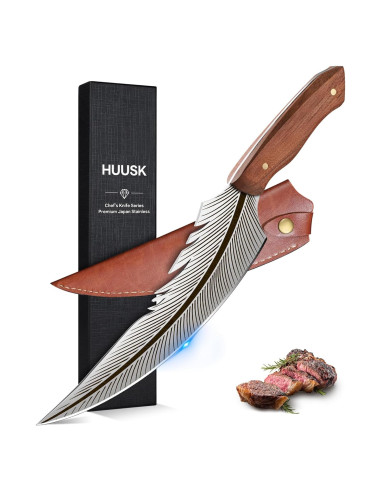 Cuchillo Huusk de Pluma Afilada 36.83 cm Acero Carbono