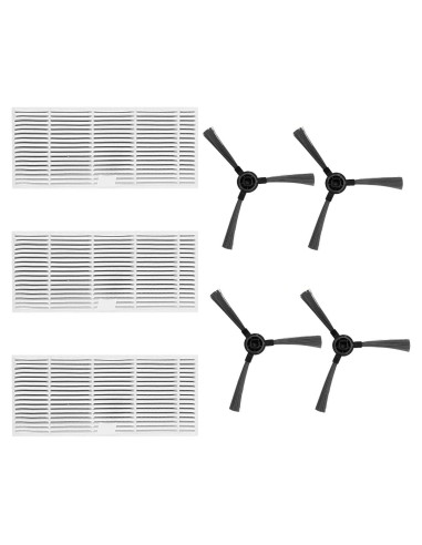 Kit Accesorios Aspiradora Robot iMartine BR151 - 4 Cepillos y 3 Filtros