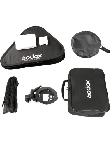 Godox Softbox 61x61 cm Modificador de Luz Suave con Rejilla
