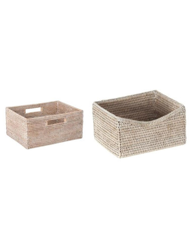 Cestas de Almacenamiento KOUBOO de Ratán Tejido - 2 Piezas