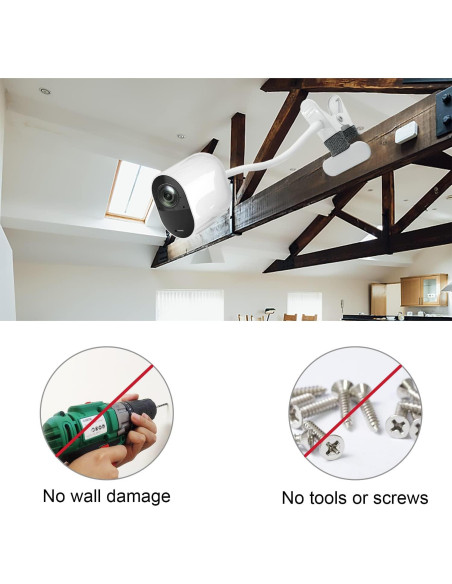 Soporte de Abrazadera Flexible AOZTSUN para Arlo Cam - 2 Pack Soporte de Abrazadera Flexible AOZTSUN para Arlo Cam - 2 Pack