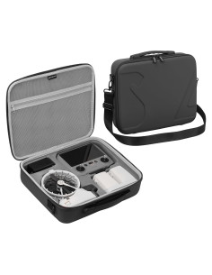 Funda de Viaje para DJI Flip - Bolsa Portátil Negra con Capacidad para Controlador y Accesorios