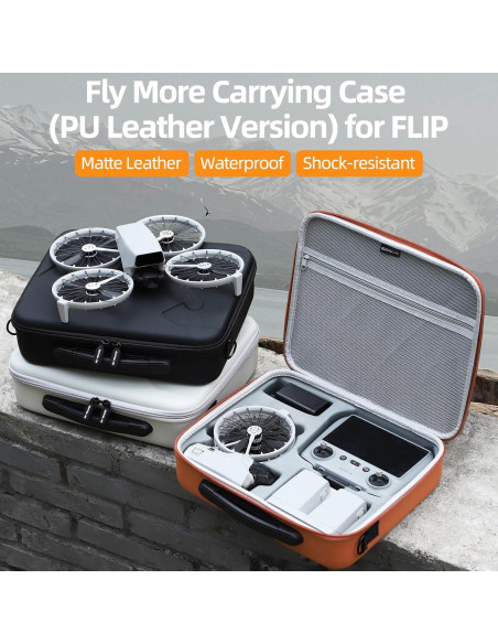 Funda de Viaje para DJI Flip - Bolsa Portátil Negra con Capacidad para Controlador y Accesorios Funda de Viaje para DJI Flip - Bolsa Portátil Negra con Capacidad para Controlador y Accesorios