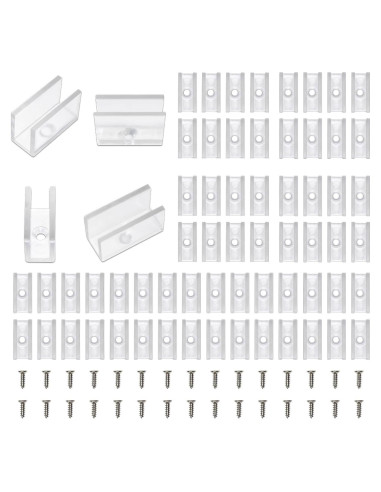 Soportes de Montaje para Luces de Neón Meevt 100PCS 6mm