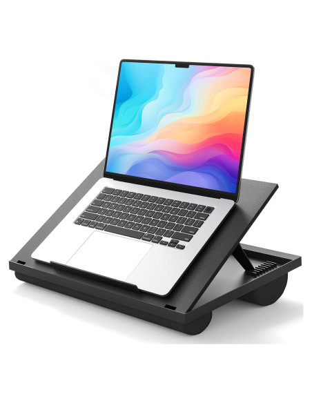 Soporte de Laptop Ajustable HUANUO con Cojín - 8 Ángulos Soporte de Laptop Ajustable HUANUO con Cojín - 8 Ángulos