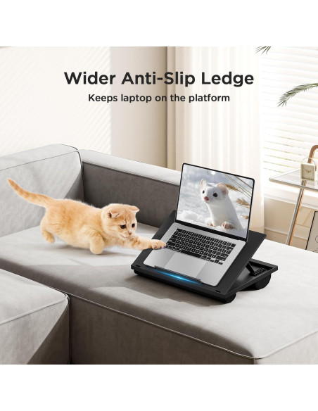 Soporte de Laptop Ajustable HUANUO con Cojín - 8 Ángulos Soporte de Laptop Ajustable HUANUO con Cojín - 8 Ángulos