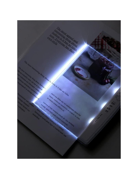 Lámpara de Lectura LED MKJPJUN Blanca Portátil 14.48x16.99cm