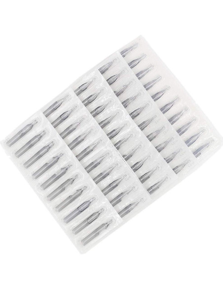 Consejos de Tatuaje Desechables Autdor 100Pcs 5R Esterilizados Consejos de Tatuaje Desechables Autdor 100Pcs 5R Esterilizados