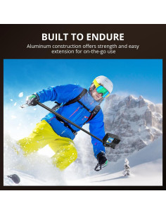 Palo de Selfie Invisible ATUMTEK 114cm para GoPro y DJI 2