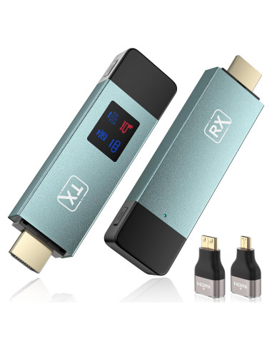 Transmisor y Receptor HDMI Inalámbrico BRAIDOL TR50 4K 30m