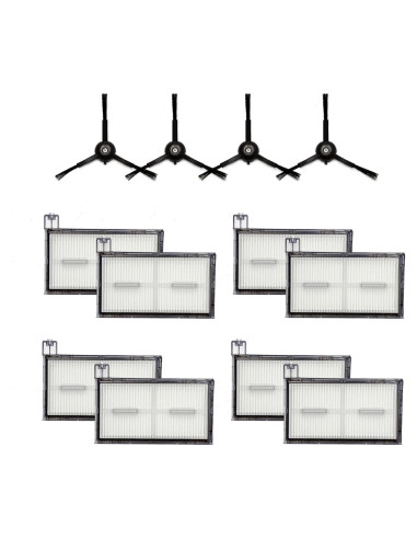 Piezas de Repuesto Eufy X8 Pro - 12PC Filtro Hepa y Barrido Lateral