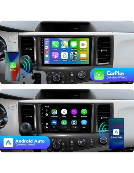 Estéreo de Coche FeirTon Android 12 9" Doble Din para Toyota Sienna 2011-2014 Estéreo de Coche FeirTon Android 12 9" Doble Din para Toyota Sienna 2011-2014