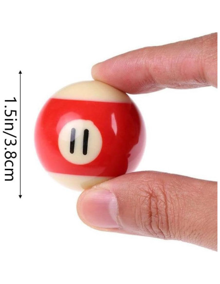 Juego de 16 bolas de billar East Eagle 3.81 cm para niños Juego de 16 bolas de billar East Eagle 3.81 cm para niños